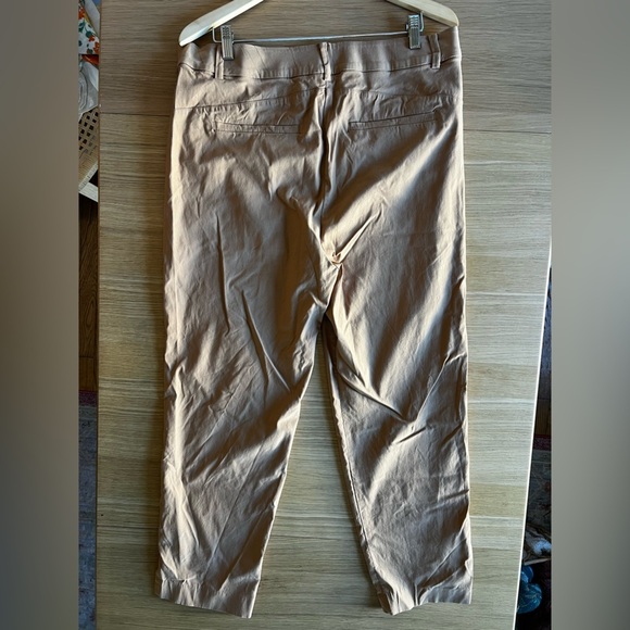 Lane Bryant 4-Season Signature Fit Ankle CORE Dress Pants 18W Tan Slim Trousers - Picture 8 of 10